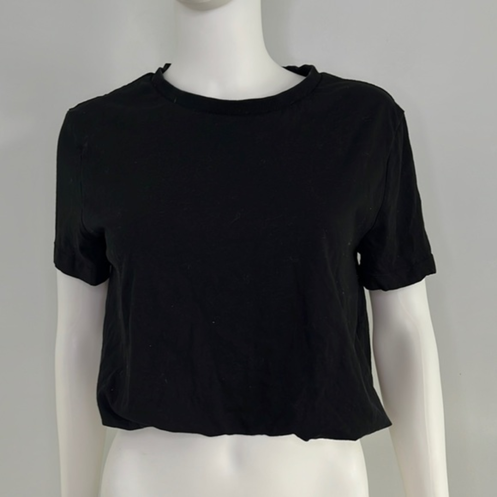 Zara bubble T-shirt cropped‎